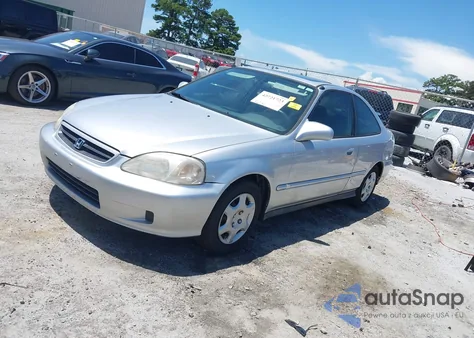 2000 Honda Civic Ex from USA, damaged, VIN 1HGEJ8241YL026894